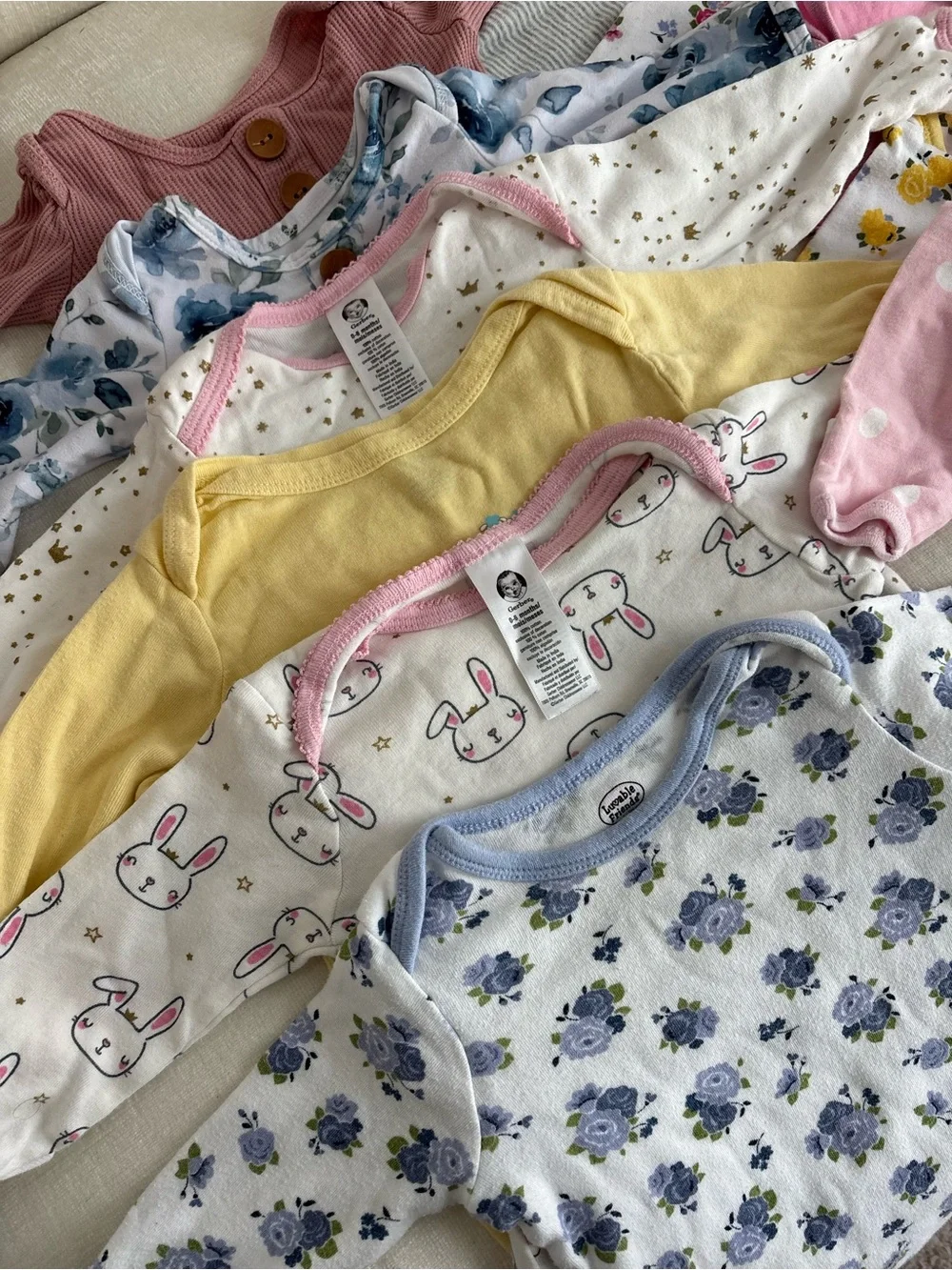 ELEVEN 0-6m Mixed Brands Sleep Gowns for Baby Girl